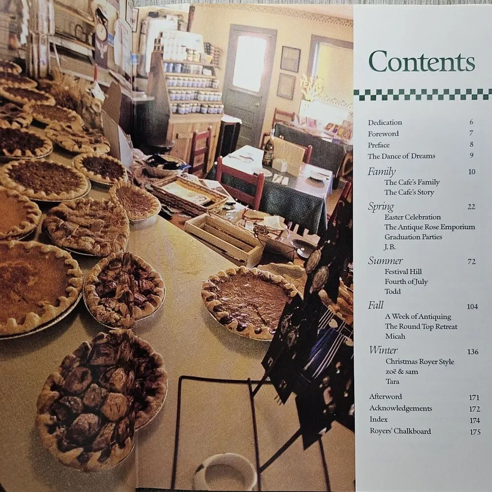 1995 Signed First‎ Edition Royers' Round Top Cafe Cookbook Karen & Bud Royer